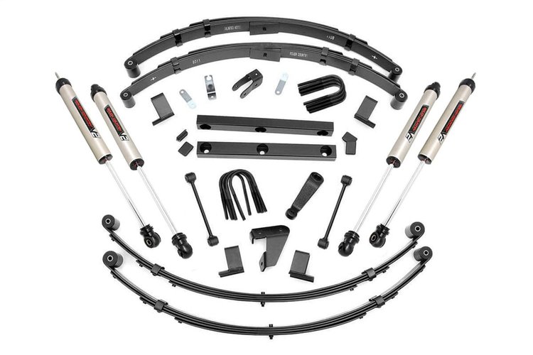 62070 4 in. Lift Kit, V2, Power Steer, Jeep Wrangler YJ 4WD (87-95)