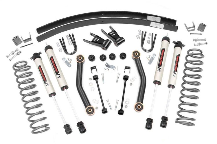 62370 4.5 in. Lift Kit, V2, Rear AAL, Jeep Cherokee XJ 2WD/4WD (84-01)