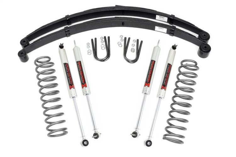 63040 3 in. Lift Kit, RR Springs, M1, Jeep Cherokee XJ 2WD/4WD (84-01)