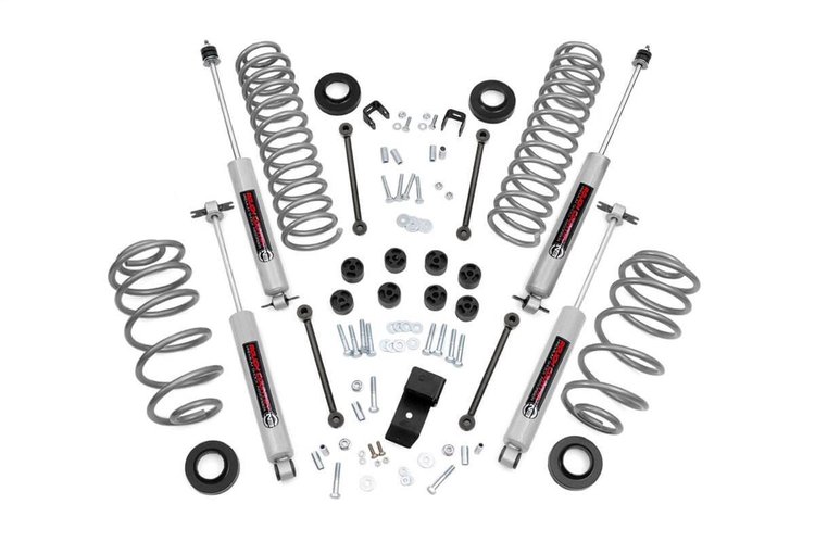 641.20 3.25 in. Lift Kit, 4 Cyl, Jeep Wrangler TJ 4WD (1997-2002)