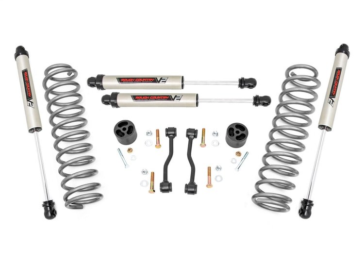 64870 2.5in Jeep Suspension Lift Kit w/V2 Shocks Springs (20-21 JT Gladiator)