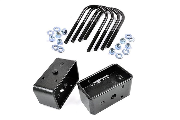 6539 3 in. Block & U-Bolt Kit, Ford Excursion (00-05)/Super Duty (05-10)