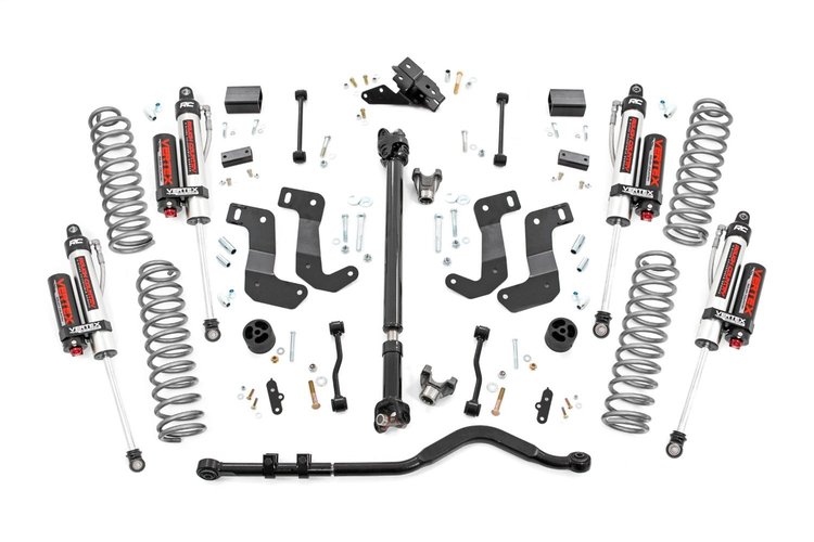 65450 3.5in Jeep Susp Lift Kit, Stg 2, Coils & Cntrl Arm Drop (18-20 Wrnglr JL Unlmtd)