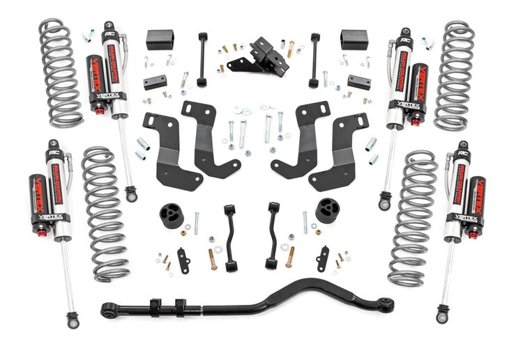 66850 3.5in Jeep Susp Lift Kit, Control Arm Drop and Vertex Shocks (18-20 Wrangler JL)