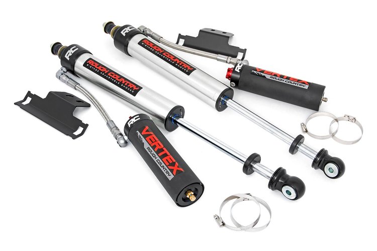 699010 Toyota Tacoma (05-20) Rear Adjustable Vertex Shocks (Pair); 3in Lifts)