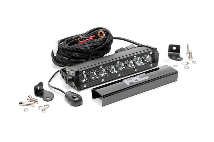 70718 8-inch Chrome Series CREE LED Single Row Light Bar