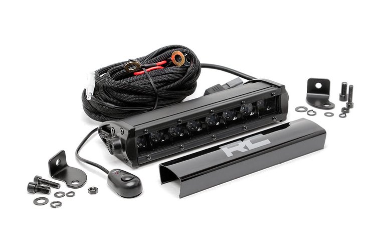 70718BL 8-inch Black Series CREE LED Single Row Light Bar