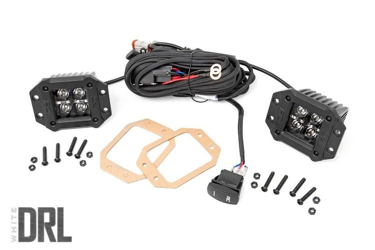 70803BLKDRL Black Series LED Light Pair