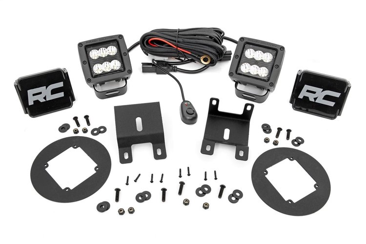 70889 Subaru Led Fog Light Kit Black Series Spot Beam (15-19 Outback)