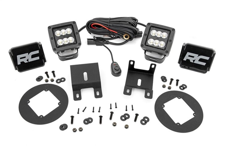 70890 Subaru Led Fog Light Kit Black Series Flood Beam (15-19 Outback)