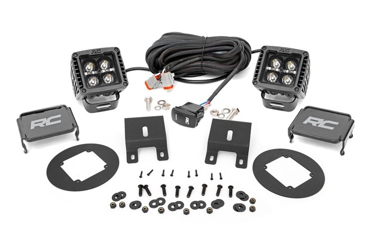70893 Subaru Led Fog Light Kit Black Series w/ White DRL (15-19 Outback)