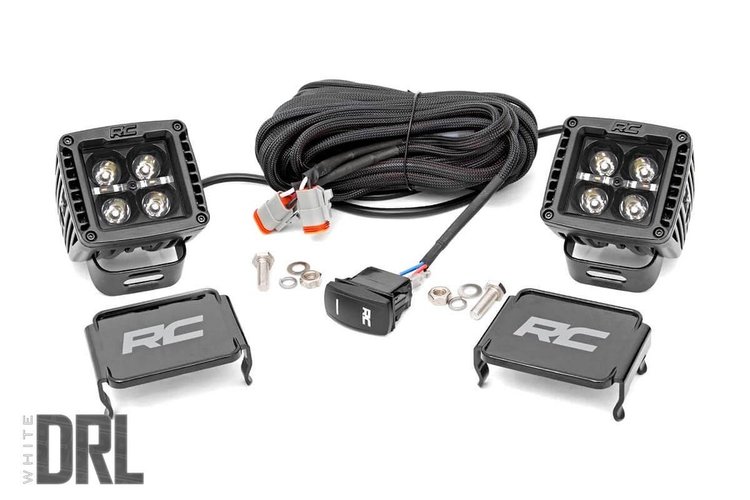 70903BLKDRL Black Series LED Light Pair