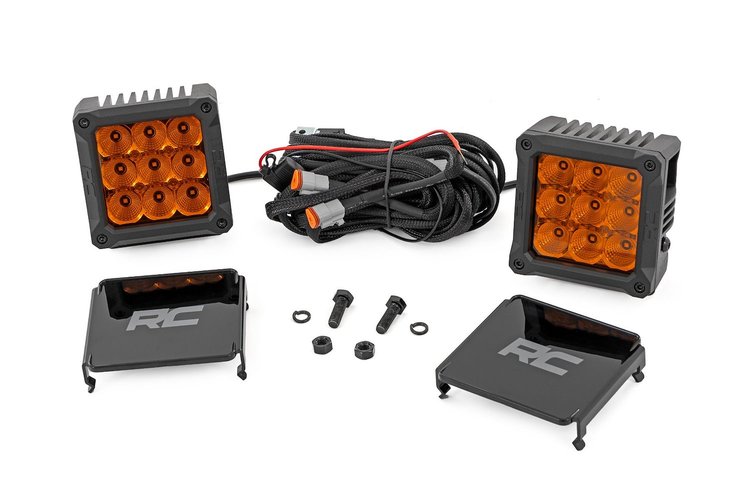 CHROME LED AMBER LIGHTS