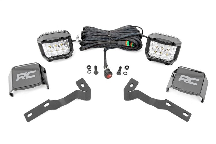71084 LED Light; Ditch Mount; 3 in. OSRAM; Wide;