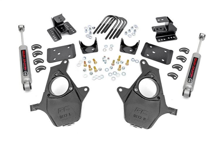 71630 Lowering Kit; 2 in. Front Drop; 2 in. Rear Drop;