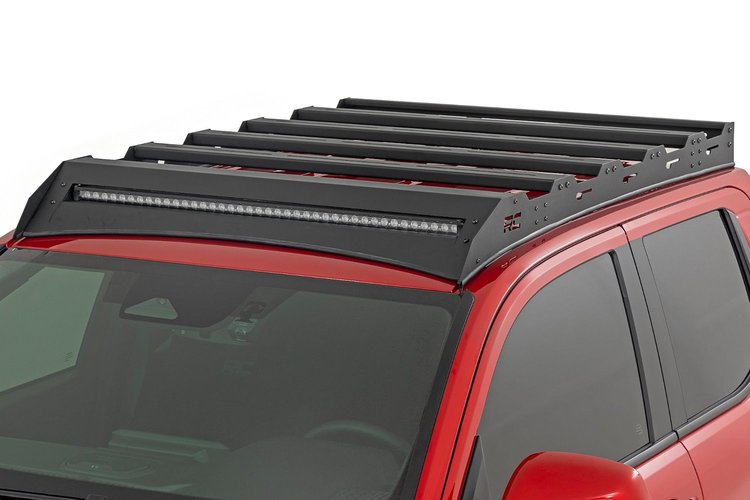 72110 Roof Rack Fits Select Toyota Tacoma 2WD/4WD, w/40 in. Black LED