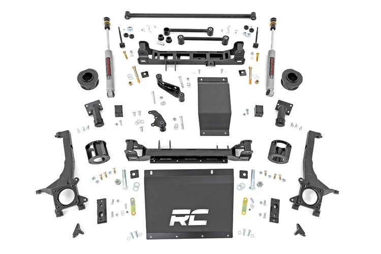 73930 Suspension Lift Kit w/Shocks; 4.5 in. Lift; Rear N3 Shocks;