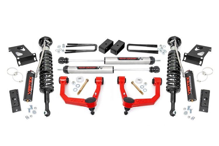 74257RED 3.5 in. Lift Kit, UCA, Vertex/V2, Toyota Tacoma 4WD (2005-2023)