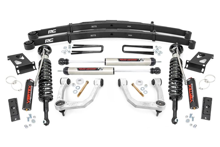74258 3.5in Toyota Vertex and V2 Bolt-On Lift w/Rear Leaf Springs (05-21 Tacoma)