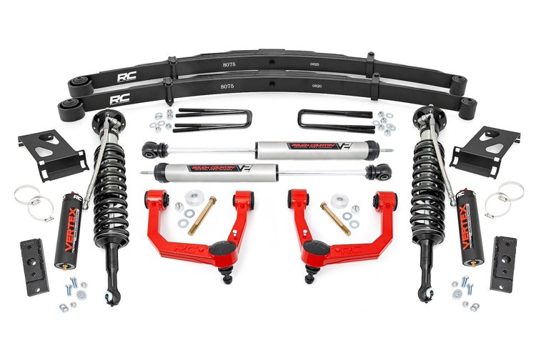 74258RED 3.5 in. Lift Kit, UCA, Vertex/V2, Toyota Tacoma 4WD (2005-2023)