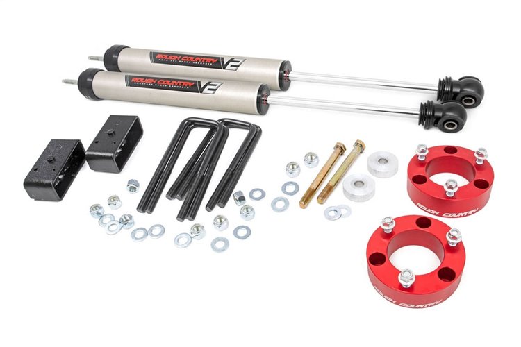 74570RED 3 in. Lift Kit, RR V2, Toyota Tacoma 2WD/4WD (2005-2023)