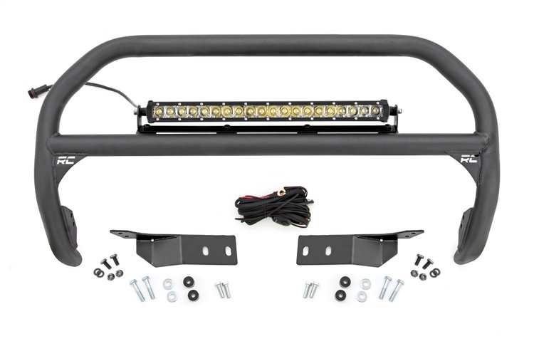 75004 Nudge Bar, 20 in. Chrome Single Row LED, Toyota Tundra (07-21)