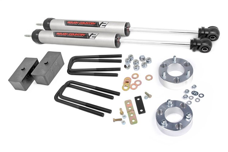 75070 2.5in Toyota Suspension Lift Kit w/V2Shocks