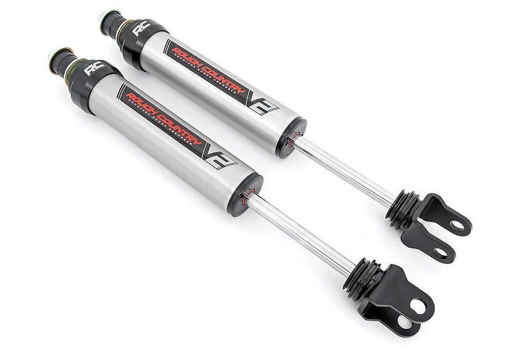 760747_A Chevy/GMC Silverado/Sierra 1500 4WD (99-06) V2 Front Shocks (Pair); 0-3in