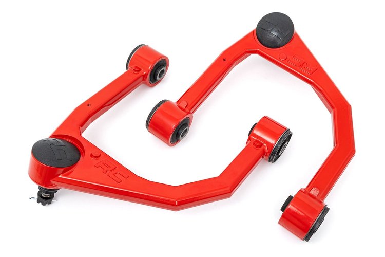 76700RED Red Forged Upper Control Arms, 3.5 in. Lift, Toyota Tundra 2WD/4WD (07-21)