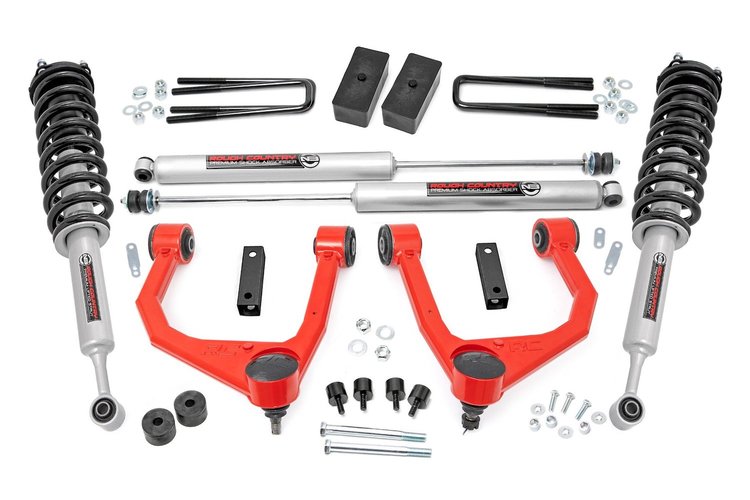 76831RED 3.5 in. Lift Kit, N3 Struts, Toyota Tundra 2WD/4WD (2007-2021)