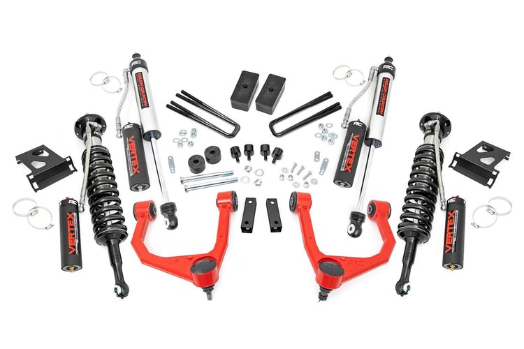76850RED 3.5 in. Lift Kit, Vertex, Toyota Tundra 4WD (2007-2021)