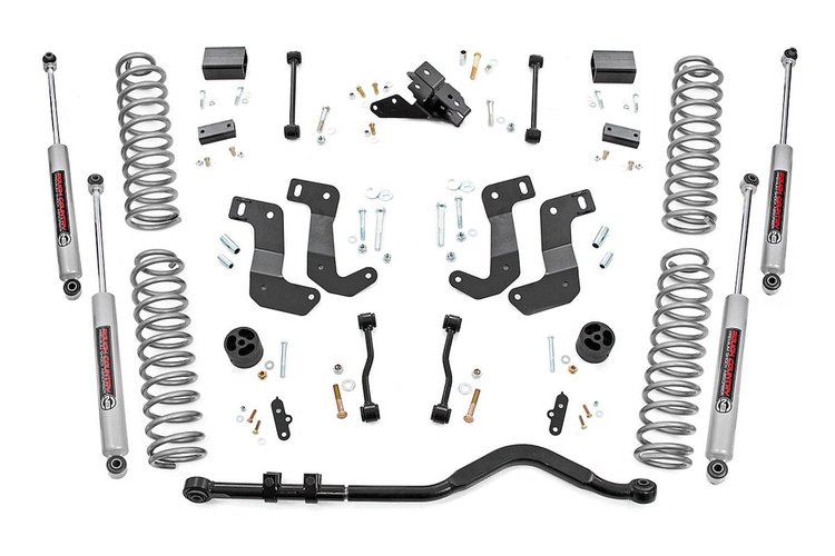 78130 3.5in Jeep Suspension Lift Kit; Control Arm Drop (18-20 Wrangler JL; Diesel)