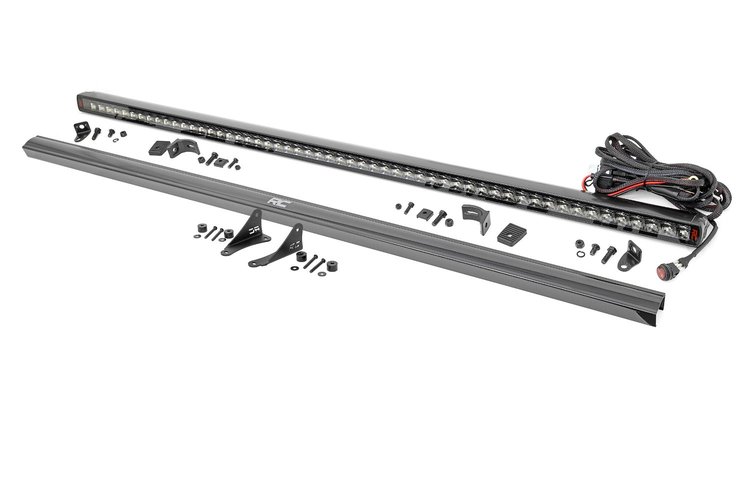 80057 Spectrum LED Light Bar; Cowl Mount; 50 in. Single Row; Pair;