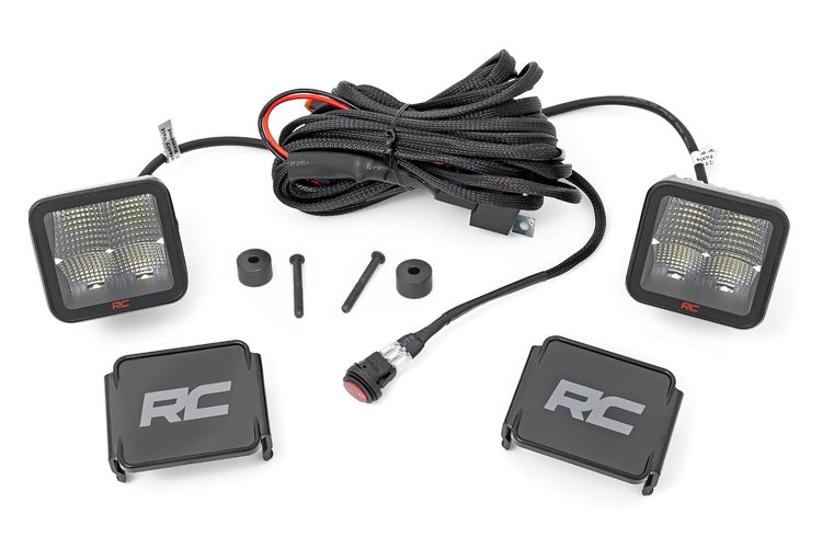 80062 Spectrum LED Light Bar; Cowl Mount; 2 in.; Pair;