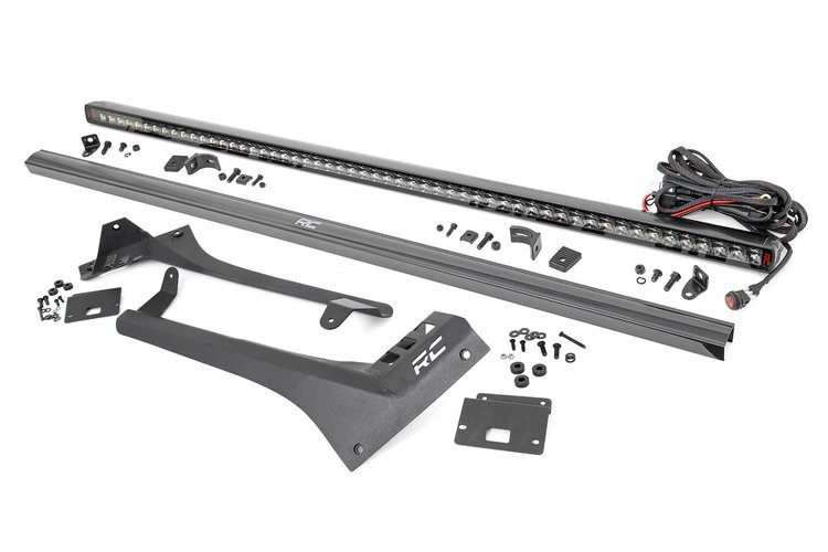80065 Spectrum LED Light Bar; Upper; Windshield Mount; w/50 in. Single Row;