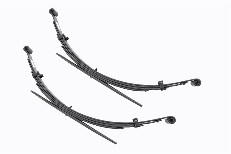 8034KIT Rear Leaf Springs, 4" Lift, Pair, Dodge W100 Truck (70-89)/W200 Truck (70-80) 4WD