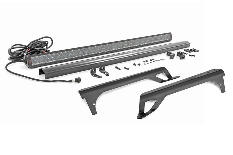 80503 Spectrum LED Light Bar; Windshield Mount; 50 in. Dual Row;