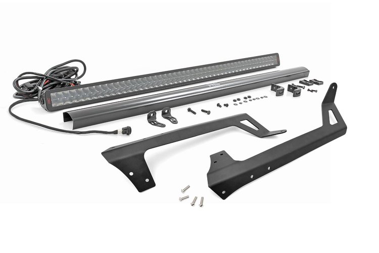 80504 Spectrum LED Light Bar; Windshield Mount; 50 in. Dual Row;