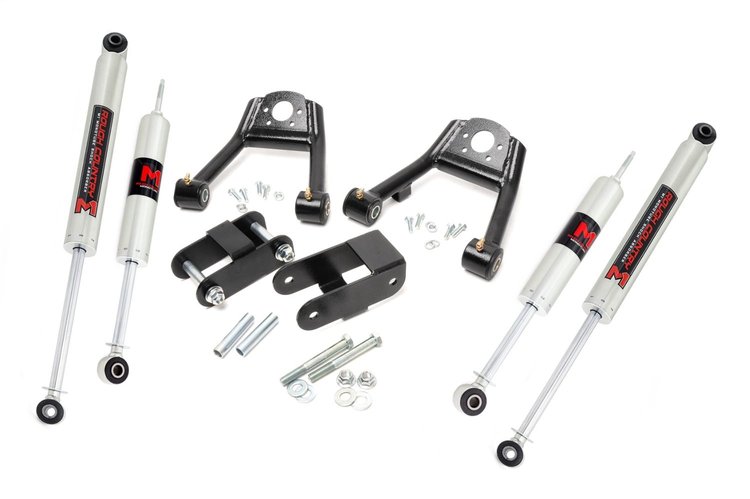 80540 Suspension Lift Kit w/Shocks; 1.5-2 in. Lift; M1 Monotube Shocks;