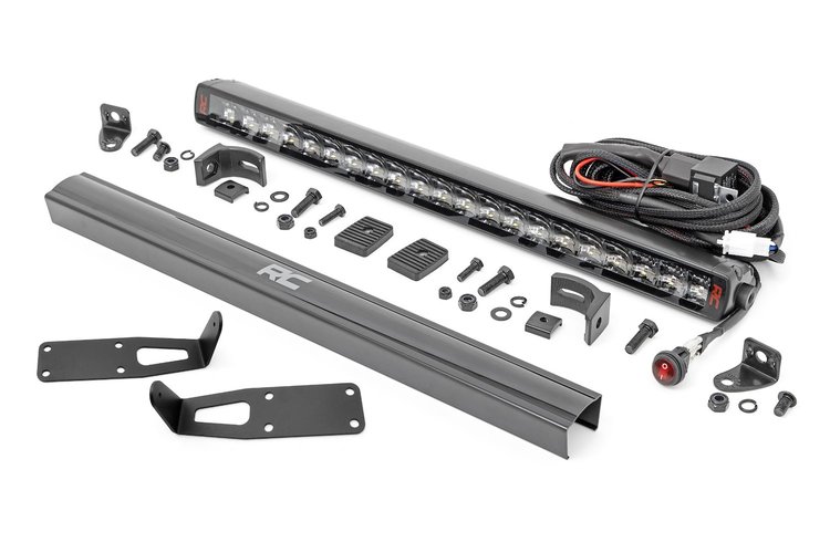 80568 Spectrum LED Light Bar; Bumper Mount; 20 in. Single Row;