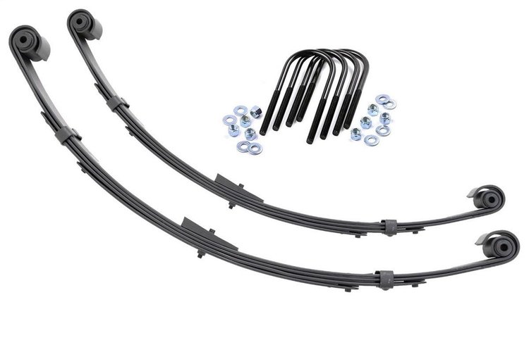 8064KIT Rear Leaf Springs, Military Wrap, 4" Lift| Pair, Jeep Wrangler YJ (87-95)