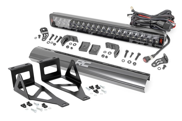 80665 Spectrum LED Light Bar; Bumper Mount; 20 in. Dual Row;
