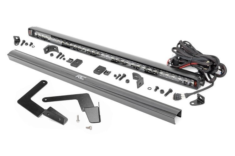 80668 Spectrum LED Light Bar; Lower Grill Mount; 30 in. Single Row;