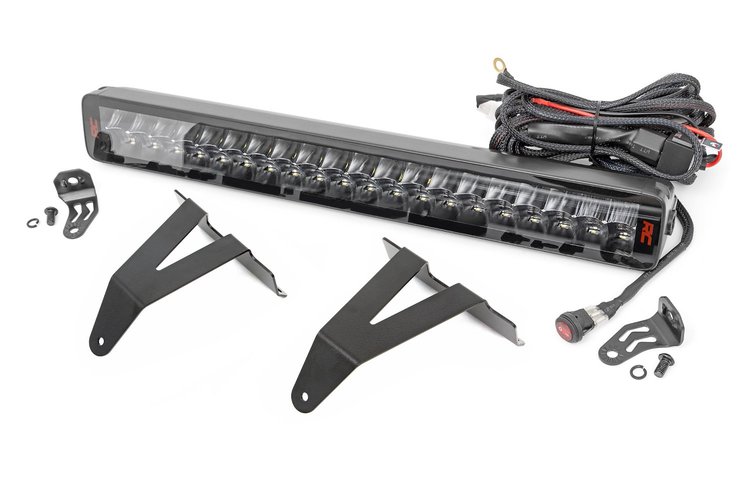 80779 Spectrum LED Light Bar; Bumper Mount; 20 in. Dual Row;