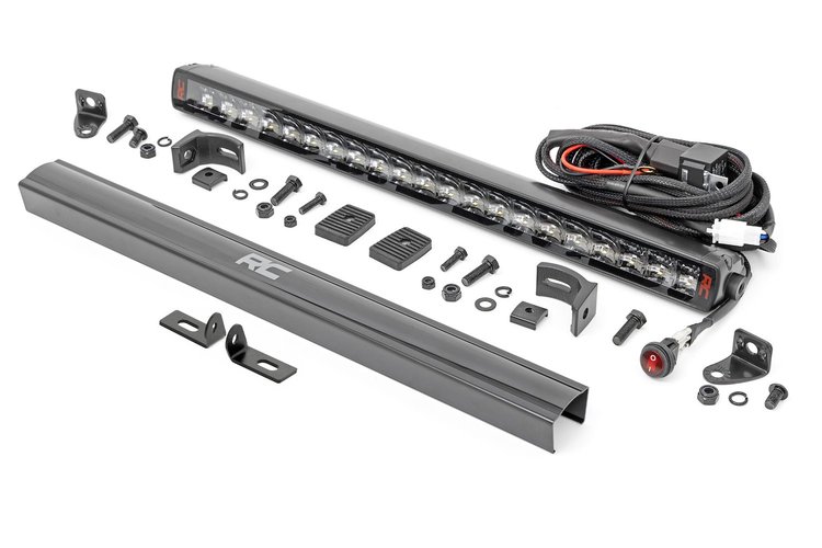 80815 Spectrum LED Light Bar; Bumper Mount; 20 in. Single Row;