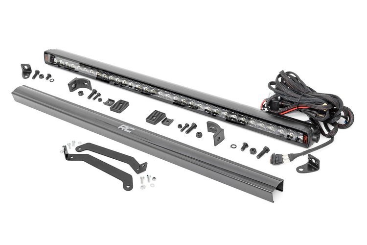 80863 Spectrum LED Light Bar; Bumper Mount; 30 in. Single Row;