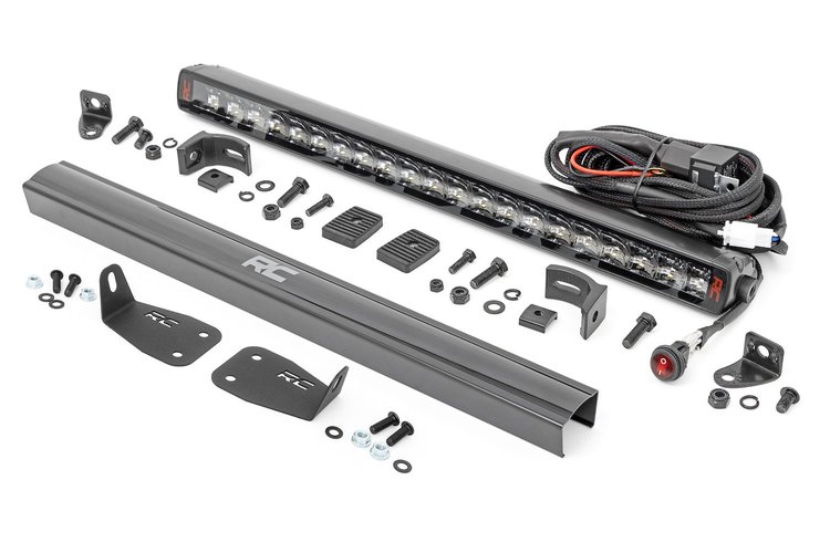 82036 Spectrum LED Light Bar; Bumper Mount; 20 in. Single Row;