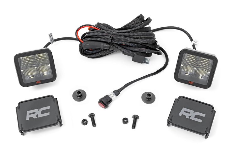 82047 Spectrum LED Light Bar; Ditch Mount; 2 in.; Pair; Spot Pattern;