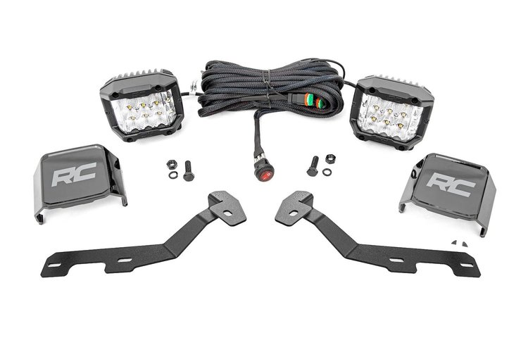 82293 LED Light Kit, Ditch Mount,  3 in. OSRAM, Wide, Ram 1500 2WD/4WD (2019-2025)