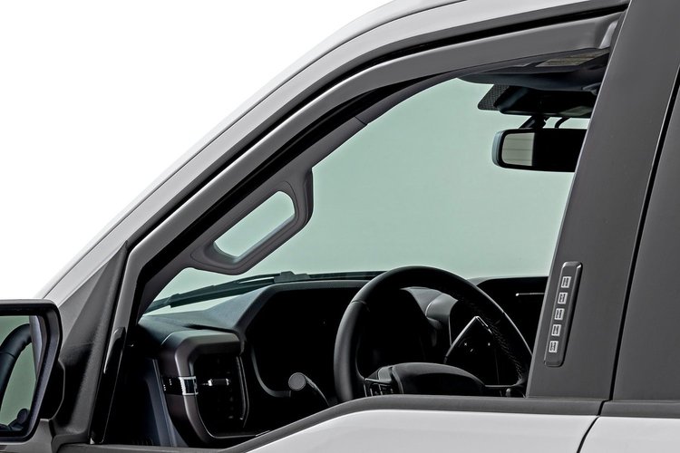 831524 Side Window Deflectors, In Channel Rain Guard, Ford F-150, F-250/F-350 Super Duty